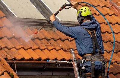 Démoussage et hydrofuge de toiture à Sermentizon